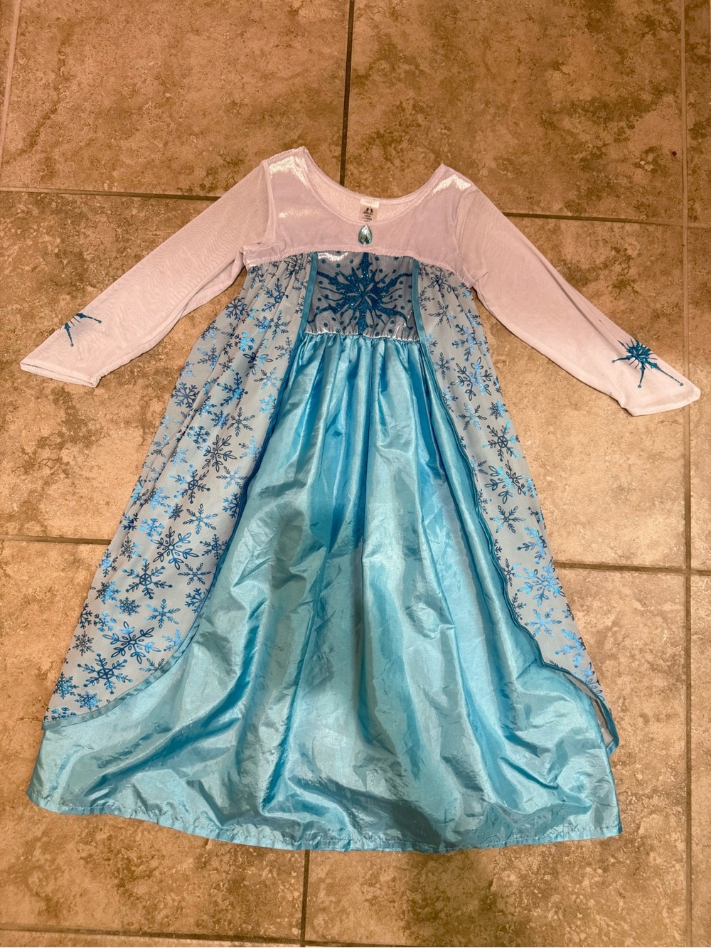 Little Adventures Elsa Ice Princess Dress - Girls Large 5-7 Years